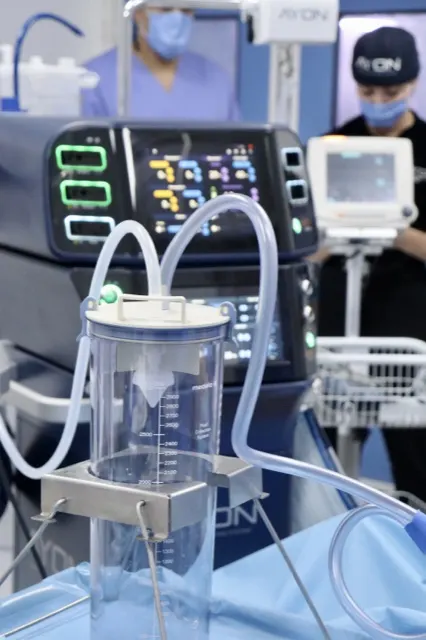 Équipement médical de bloc opératoire, photographie technique en milieu hospitalier
